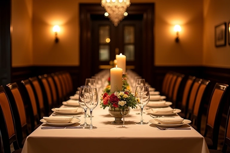 Private dining room at Chialala